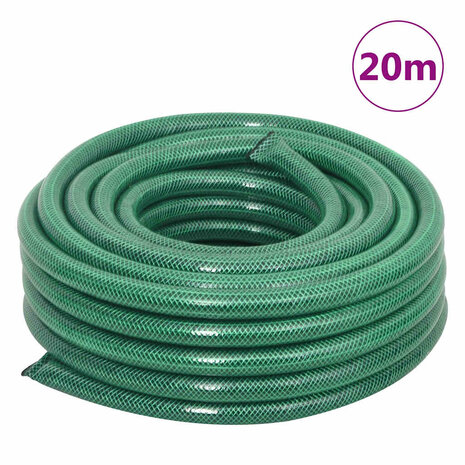 Slanghaspel met slangkoppelset 0,75" 20 m vrijstaand PVC groen 9