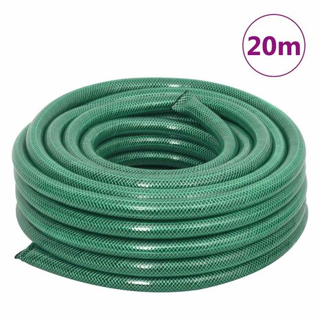 Slanghaspel met slangkoppelset 0,75" 20 m vrijstaand PVC groen 9