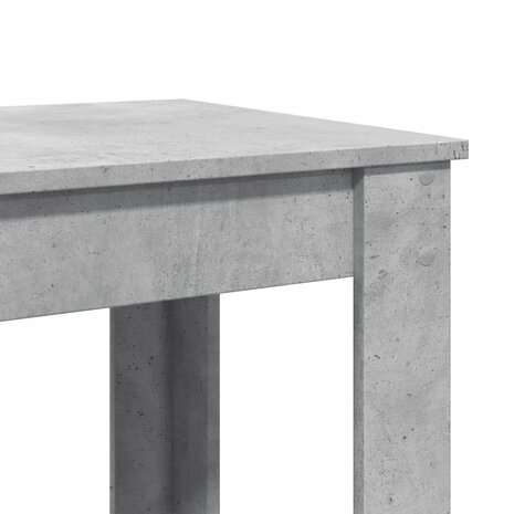 Bartafel 102x50x103,5 cm bewerkt hout betongrijs 7