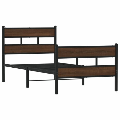 Bedframe met hoofdbord en voetbord zonder matras 80x200 cm 3