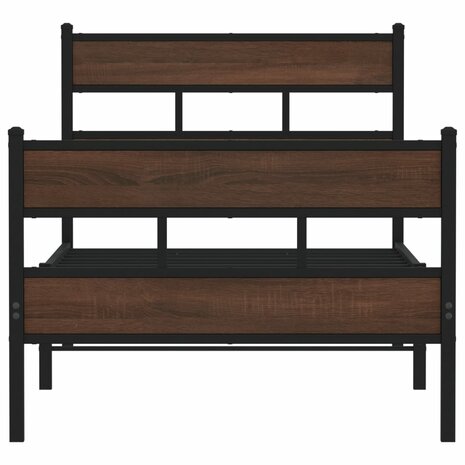 Bedframe met hoofdbord en voetbord zonder matras 80x200 cm 4