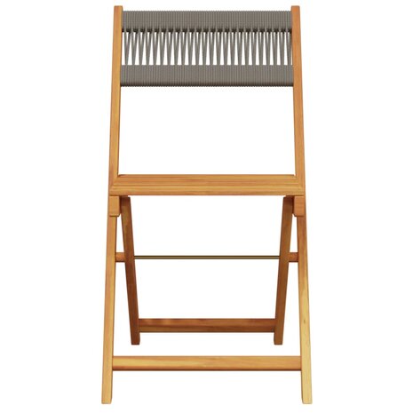 Bistrostoelen 2 st massief acaciahout en touw grijs 5