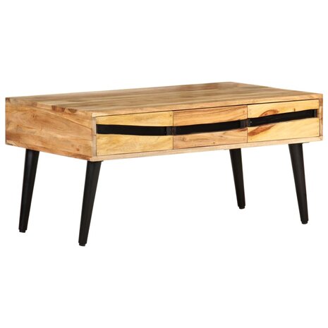 Salontafel 88x50x42 cm massief acaciahout 9