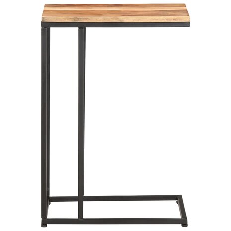 Bijzettafel 35x45x65 cm massief hout 2