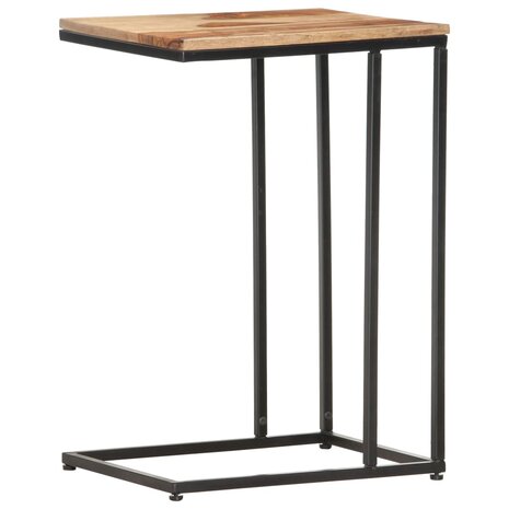 Bijzettafel 35x45x65 cm massief hout 3
