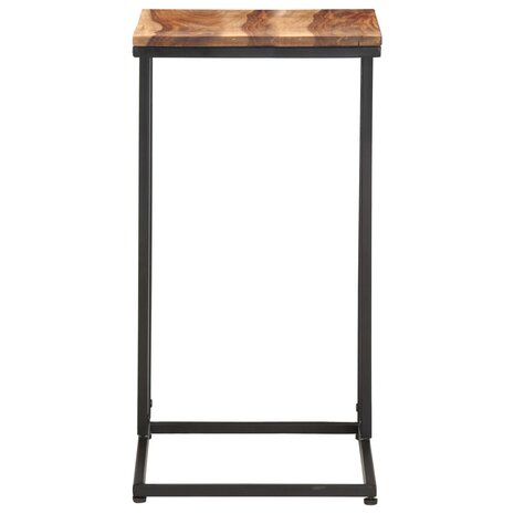 Bijzettafel 35x45x65 cm massief hout 4