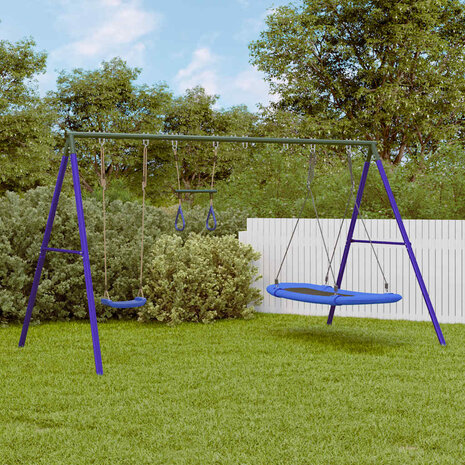 Schommelset met schommel, trapeze en nestschommel 1