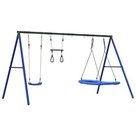 Schommelset met schommel, trapeze en nestschommel 2