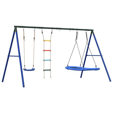 Schommelset met schommel, ladder en nestschommel 2