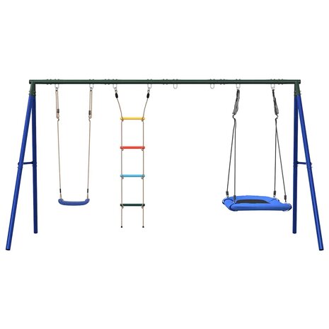 Schommelset met schommel, ladder en nestschommel 3