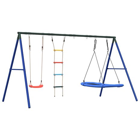 Schommelset met schommel, ladder en nestschommel 2