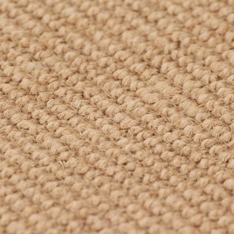 Tapijt met latex onderkant 70x130 cm jute natuurlijk 2