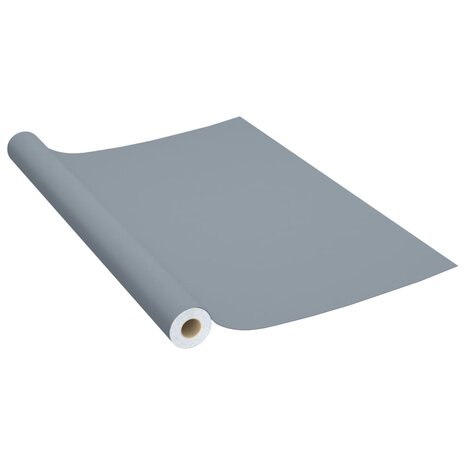 Meubelfolies zelfklevend 2 st 500x90 cm PVC grijs 3