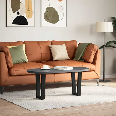 Eettafelpoten 2 st V-vormig 28x(42-43,3) cm staal zwart 2