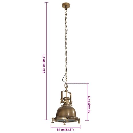 Hanglamp 35x35x153 cm aluminium 9