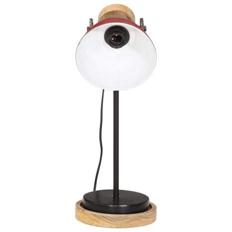 Bureaulamp 25 W E27 17x17x50 cm verweerd rood 3