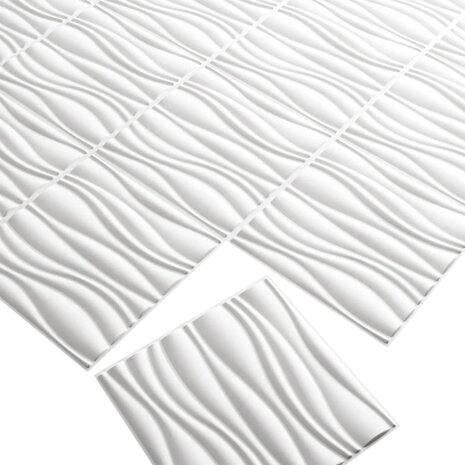 WallArt 12 st Wandpanelen 3D GA-WA04 Waves 4