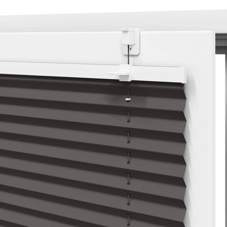 Plissé rolgordijn 65x150 cm stofbreedte 64,4 cm polyester zwart 9