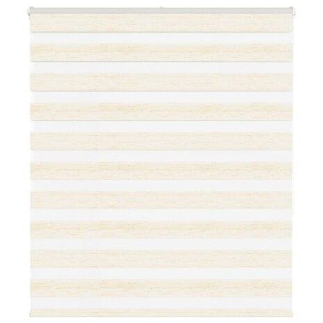 Zebra rolgordijn 135x150 cm stofbreedte 130,9 cm marmerbeige 1
