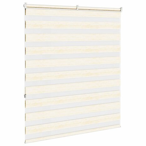 Zebra rolgordijn 135x150 cm stofbreedte 130,9 cm marmerbeige 4
