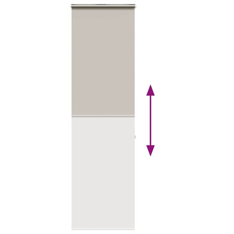 Doucherolgordijn met cassette 60x240 cm stofbreedte 56 cm 5