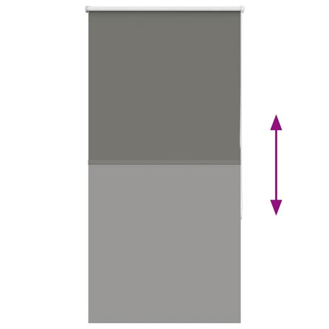 Rolgordijn verduisterend 70x150cm stofbreedte 65,7 cm polyester 5