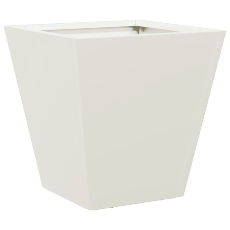 Plantenbak 30x30x30 cm staal wit 6