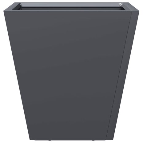 Plantenbak 30x30x30 cm staal antracietkleurig 5