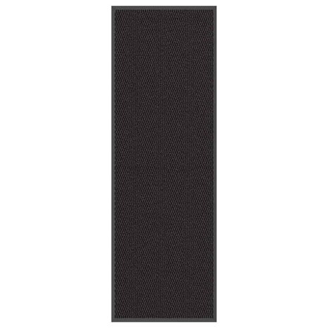 Deurmat 60x180 cm zwart 1