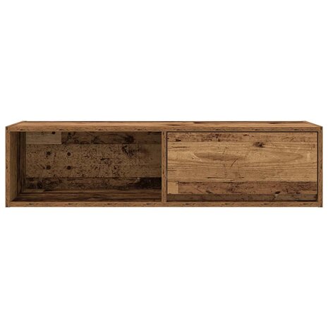 Tv-meubel 100x31x25,5 cm bewerkt hout oud hout 6