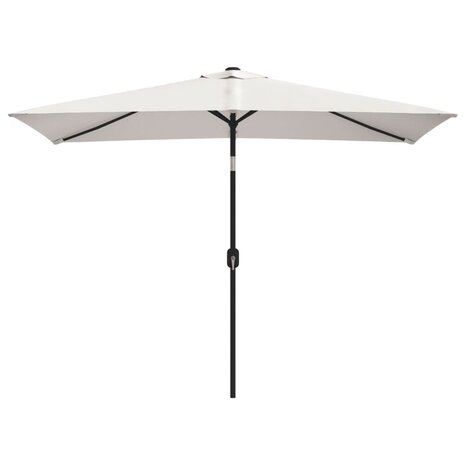Parasol vierhoekig zandwit 200 x 300 cm 2