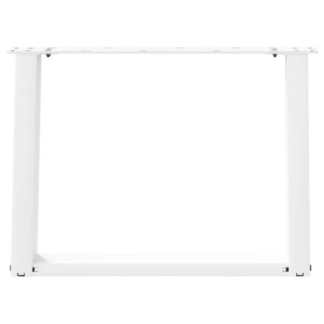 Salontafelpoten 2 st U-vormig 60x(42-43) cm staal wit 5