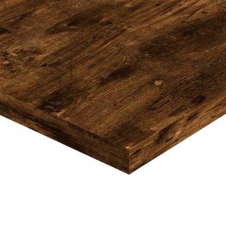 Wandschappen 4 st 40x20x1,5 cm bewerkt hout gerookt eikenkleur 7