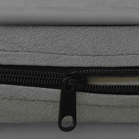 Hondenbank 67x47x36 cm pluche grijs 7