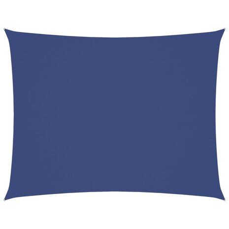 Schaduwdoek rechthoekig 5x7 m oxford stof blauw 2
