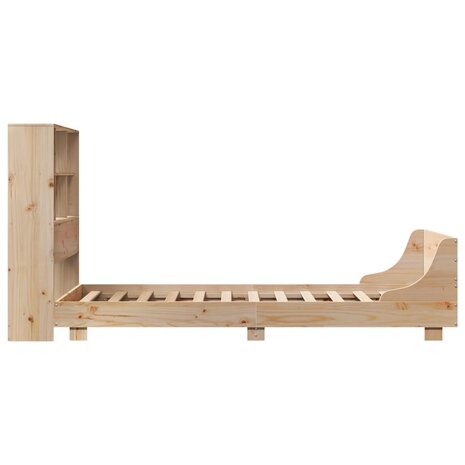 Bedframe zonder matras massief grenenhout 90x200 cm 7
