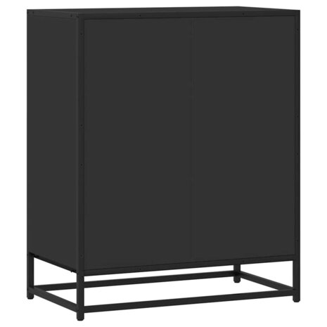 Dressoir 62x35x76 cm bewerkt hout zwart 6
