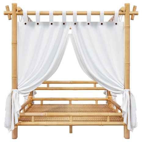Hemelbed 160x200 cm bamboe 5