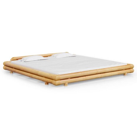 Bedframe bamboe 200x200 cm 2