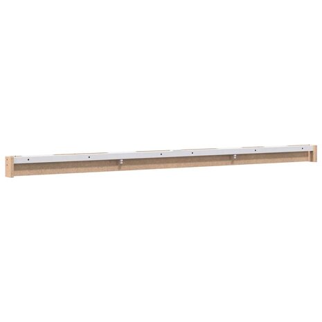 Beslagset schuifdeur 183 cm aluminiumlegering zilverkleurig 7