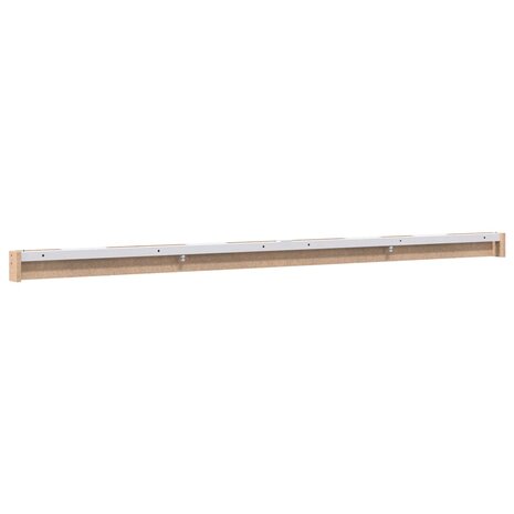 Beslagset schuifdeur 200 cm aluminiumlegering zilverkleurig 7