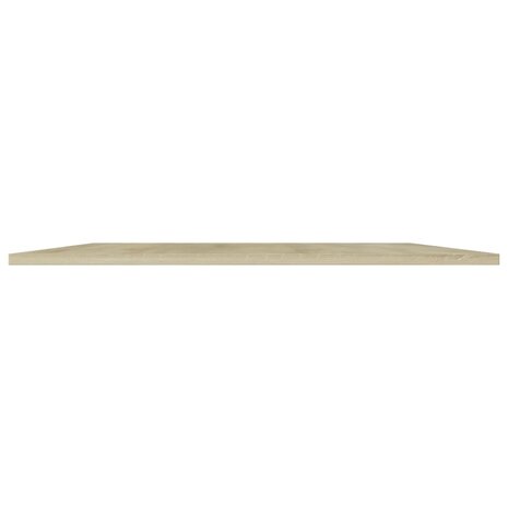 Wandschappen 4 st 80x20x1,5 cm spaanplaat sonoma eikenkleurig 3