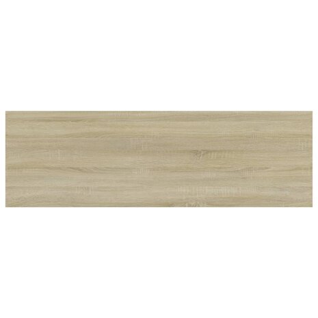 Wandschappen 4 st 80x20x1,5 cm spaanplaat sonoma eikenkleurig 4