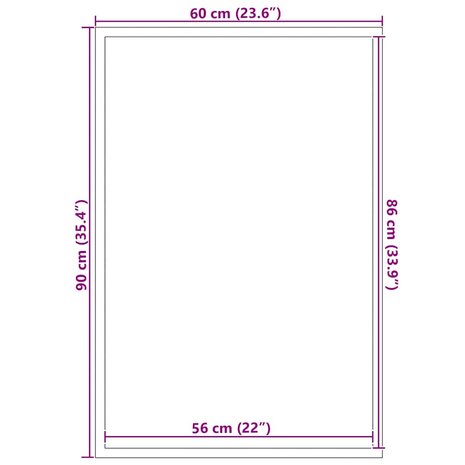 Deurmat 60x90 cm bruin 7