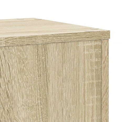 Plantenstandaards 2 st 30x30x50 cm bewerkt hout sonoma eiken 8