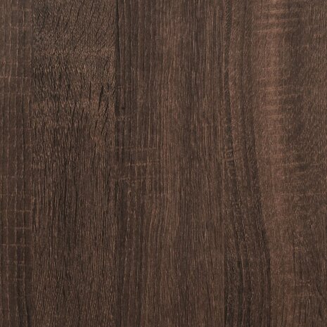 Plantenstandaards 2 st 30x30x50 cm bewerkt hout bruin eiken 9
