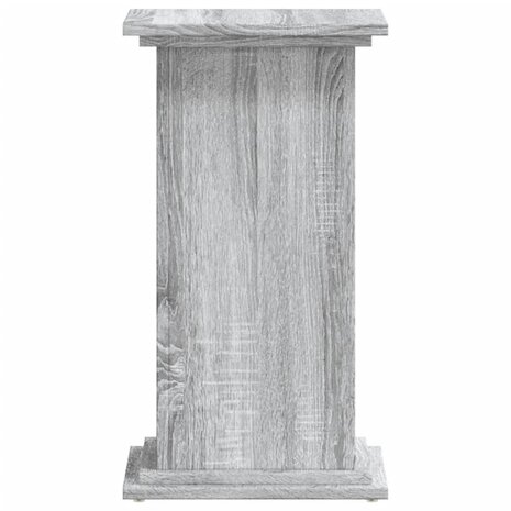 Plantenstandaard 33x33x60 cm bewerkt hout grijs sonoma eiken 5