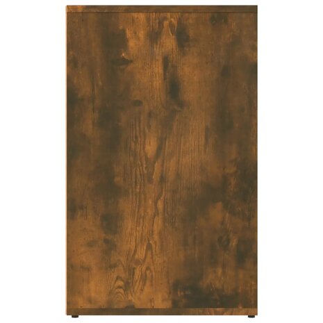 Kledingkast 80x40x65 cm bewerkt hout gerookt eikenkleurig 4