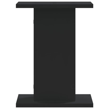 Speakerstandaards 2 st 30x30x40 cm bewerkt hout zwart 5