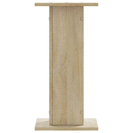 Speakerstandaards 2 st 30x30x60 cm bewerkt hout sonoma eiken 5